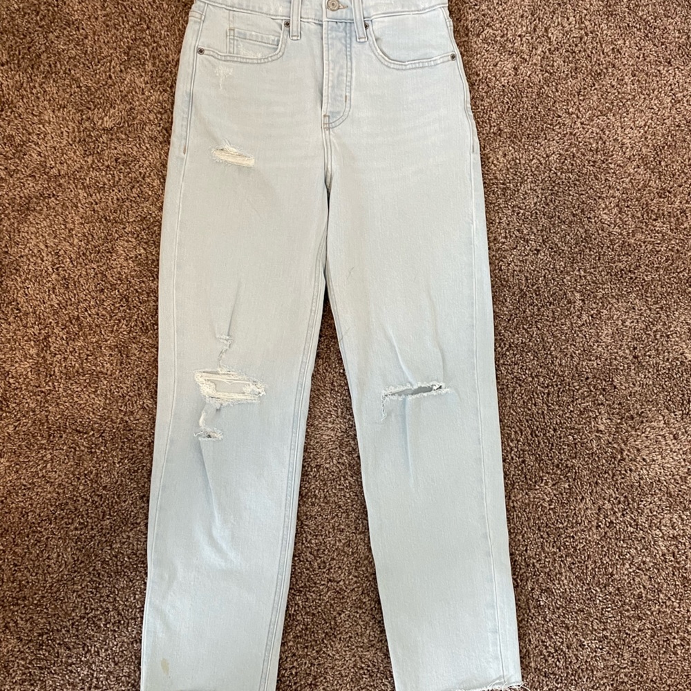 Light wash jeans